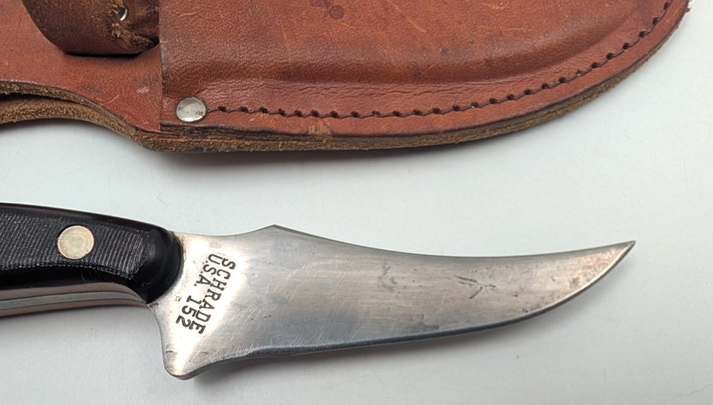 Vintage Schrade 152 USA Old Timer Fixed Blade & Sheath