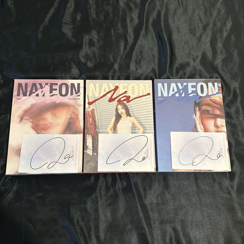 signed NAYEON Signed Original CD & Booklet Set