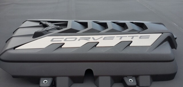Corvette C8 engine cover decal insert inlays stickers