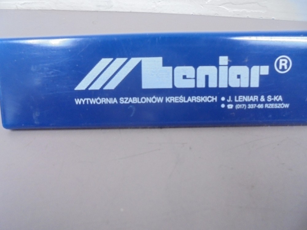 J. Leniar Architectural Triangular Scale Ruler Plastic