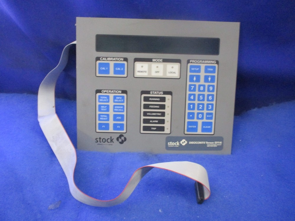 STOCK EQUIPMENT D28753-4 OPERATOR INTERFACE CONTROL DISPLAY PANEL HIM 1 YEAR WAR