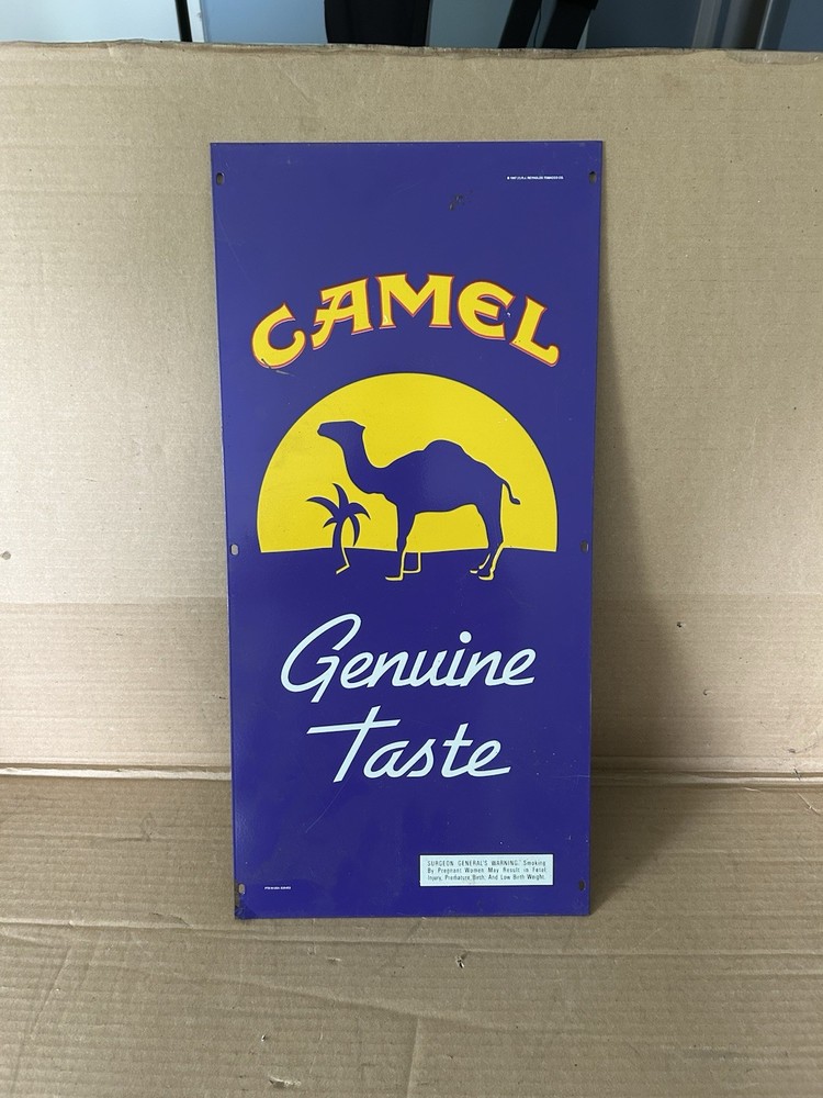 Camel Cigarettes Display Rack Metal Sign