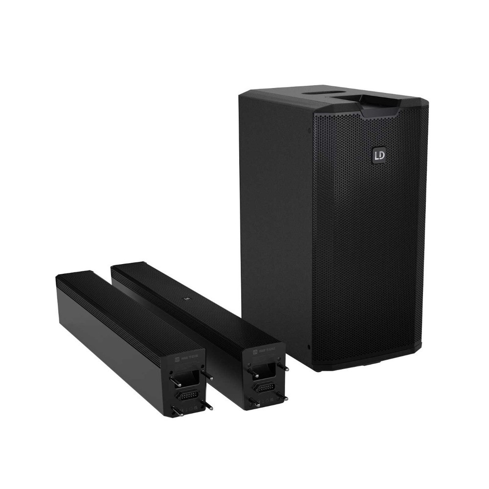 LD Systems MAUI 11 G3 Black Portable Powered Active Column PA System Pack