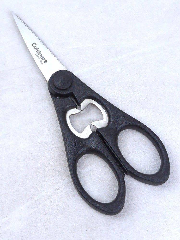 Cuisinart CLASSIC 8" KITCHEN SHEARS w/ STAINLESS Blade & BLACK Handle C77TR-SHR