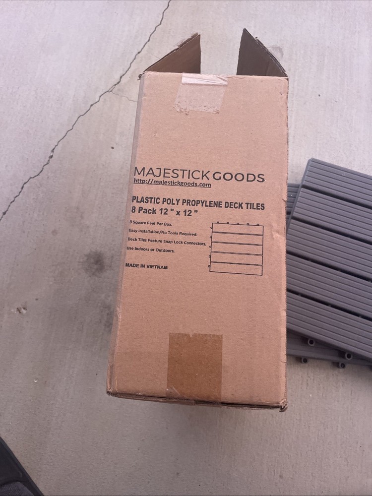 Majestic Goods Deck Tile 8 Pack 12x12