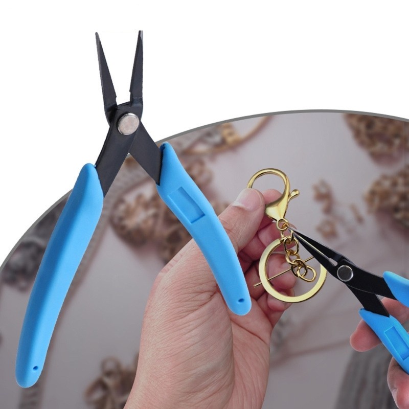 Carbon Steel Micro Tip Pliers Extended Handle Design for Precisions Electronics
