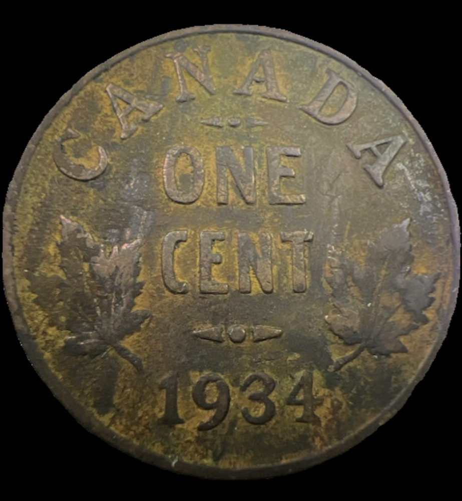 1934 Canada One Cent 1