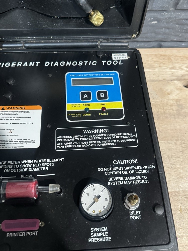 Snap-On Neutronics Deluxe Refrigerant Diagnostic Tool Technology EEAC312B