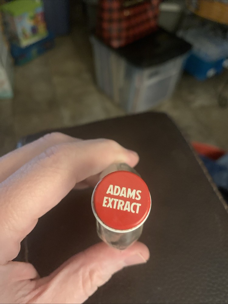 Adams Extract Pure almond Extract Empty Bottle