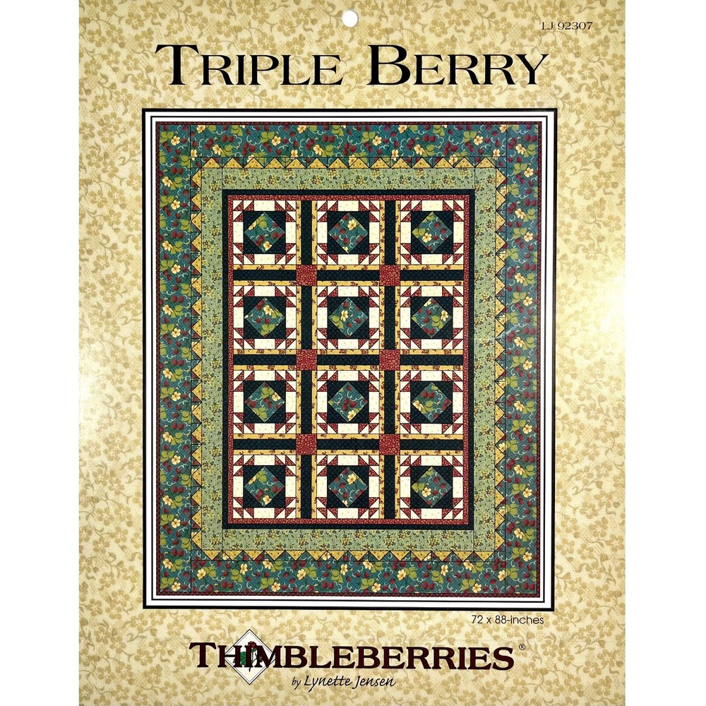 Thimbleberries Triple Berry Quilt PATTERN LJ92307 by Lynette Jensen
