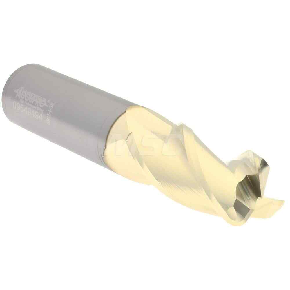 Accupro 3/4" Diam 3 Flute Single End Solid Carbide 0.12" Corner Radius End Mi...