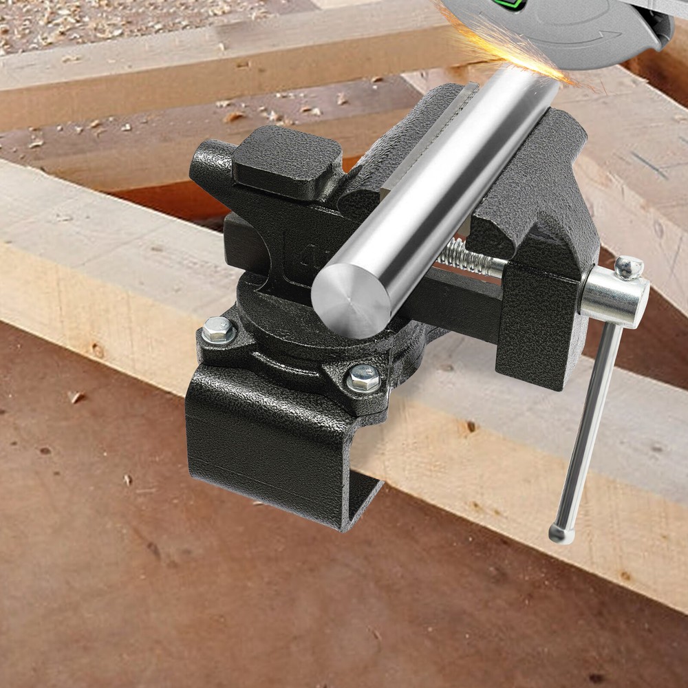 4.5" Bench Vise, Table Vise For Workbench, Multi-Purpose Heavy Duty Bench Vise