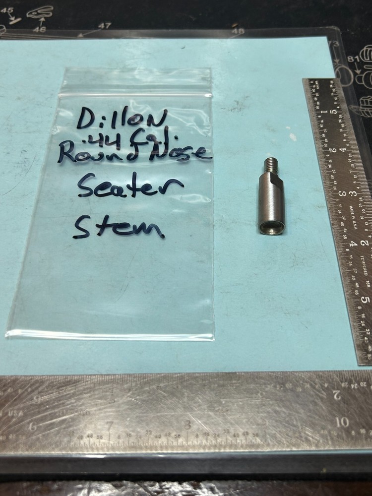 Dillon .44 Caliber Round Nose Seater Stem