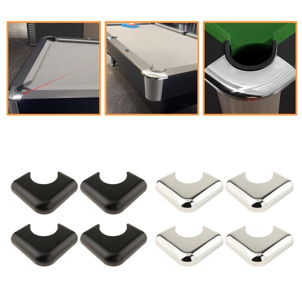 4Pcs Pool Table Corners Snooker Table Hardware Parts Replacement