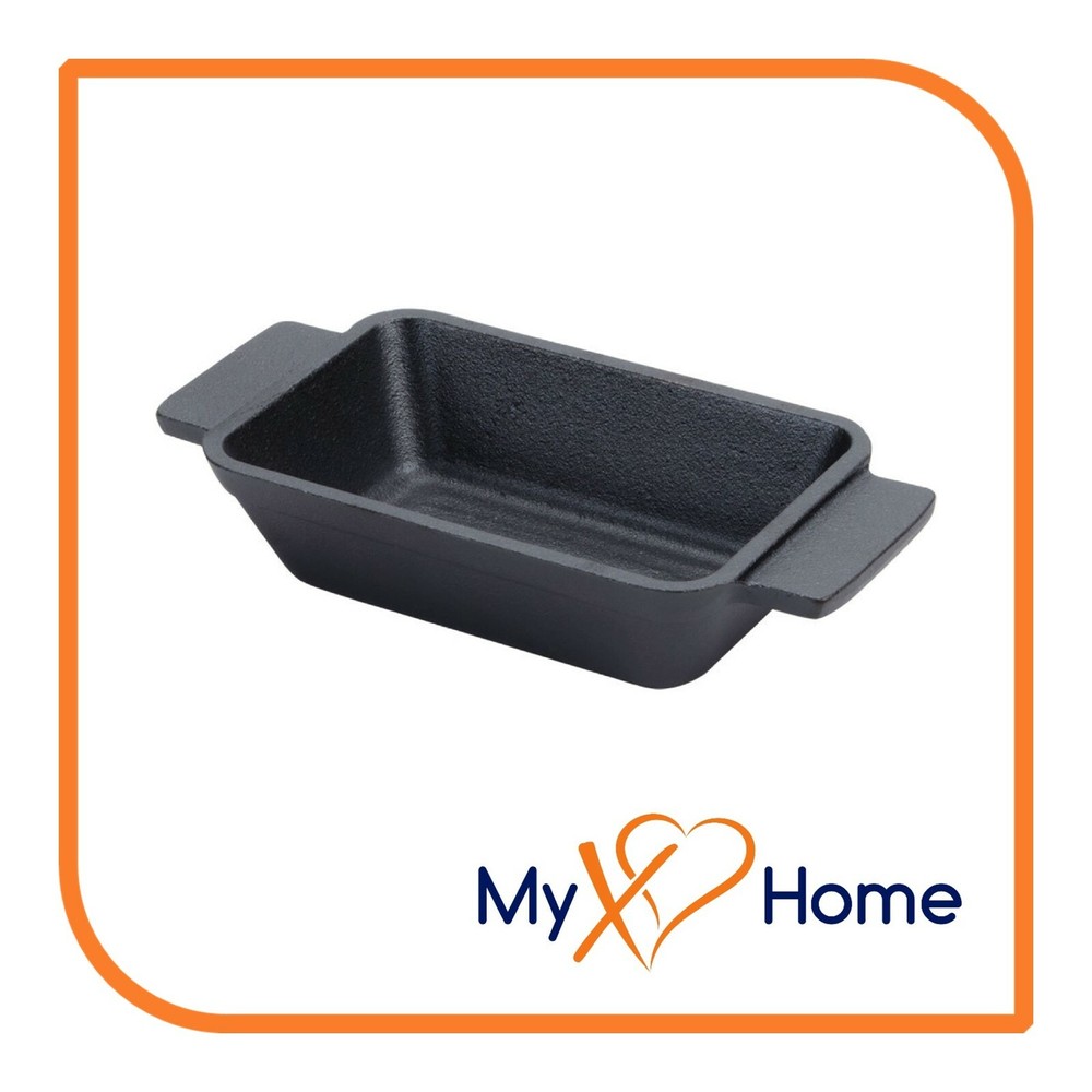 9 oz. Pre-Seasoned Mini Cast Iron Rectangular Casserole Dish (1 Casserole)