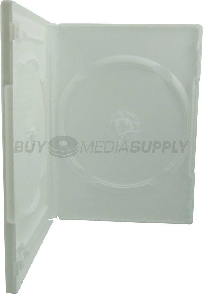 14mm Standard White Double 2 Discs DVD Case Lot