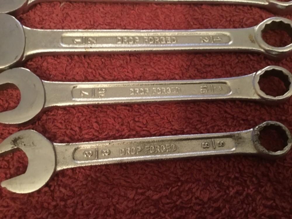 (5) Drop Forged Combanation wrenches