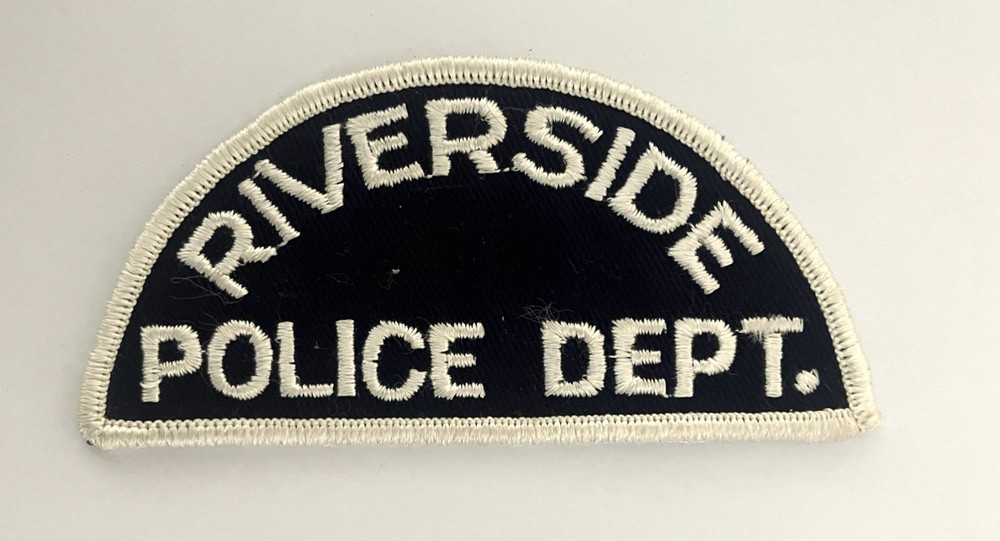 Riverside Police Department patch Canada