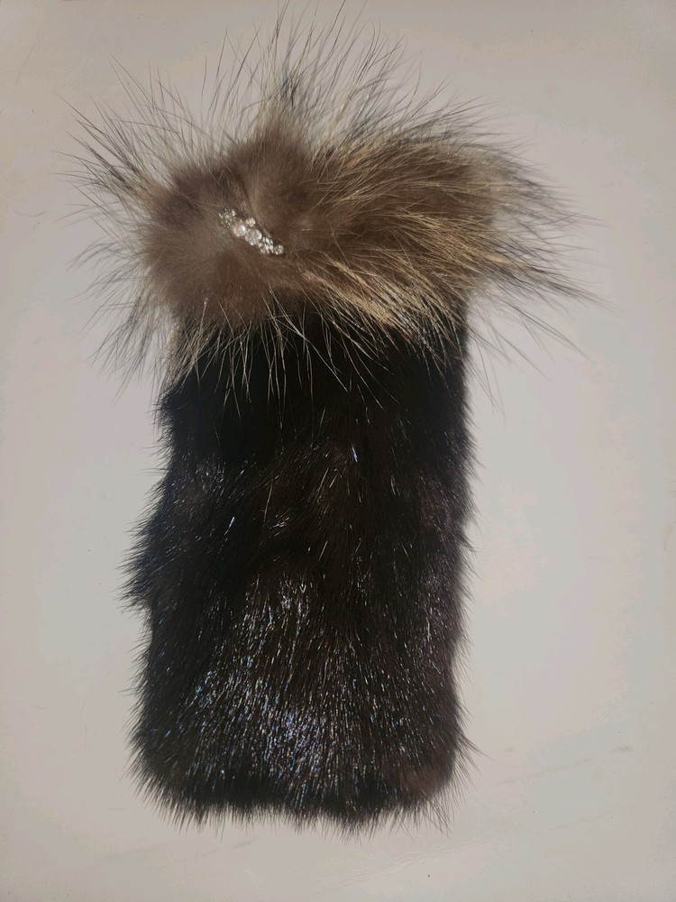 Mink Fur Reading Eyeglass Case