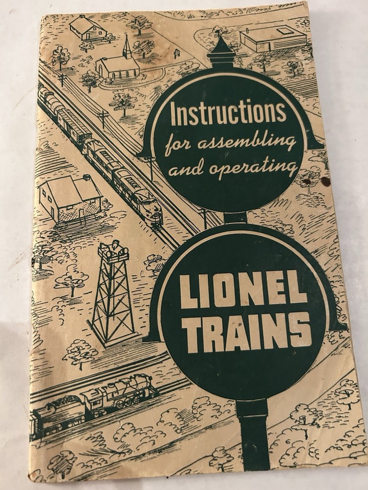 Instructions For Assembling and Operating Lionel Trains - 1951