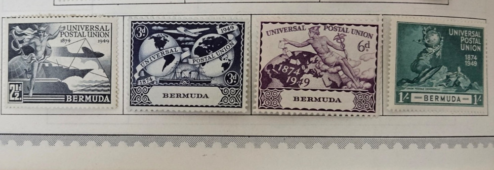 Stamp Bermuda 1949 CD306-309 MH