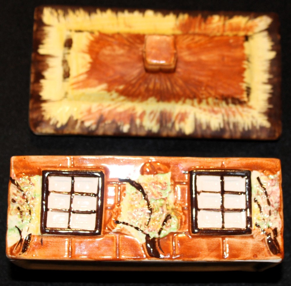 Price Kensington Ye Olde Cottage Rectangular Butter Dish