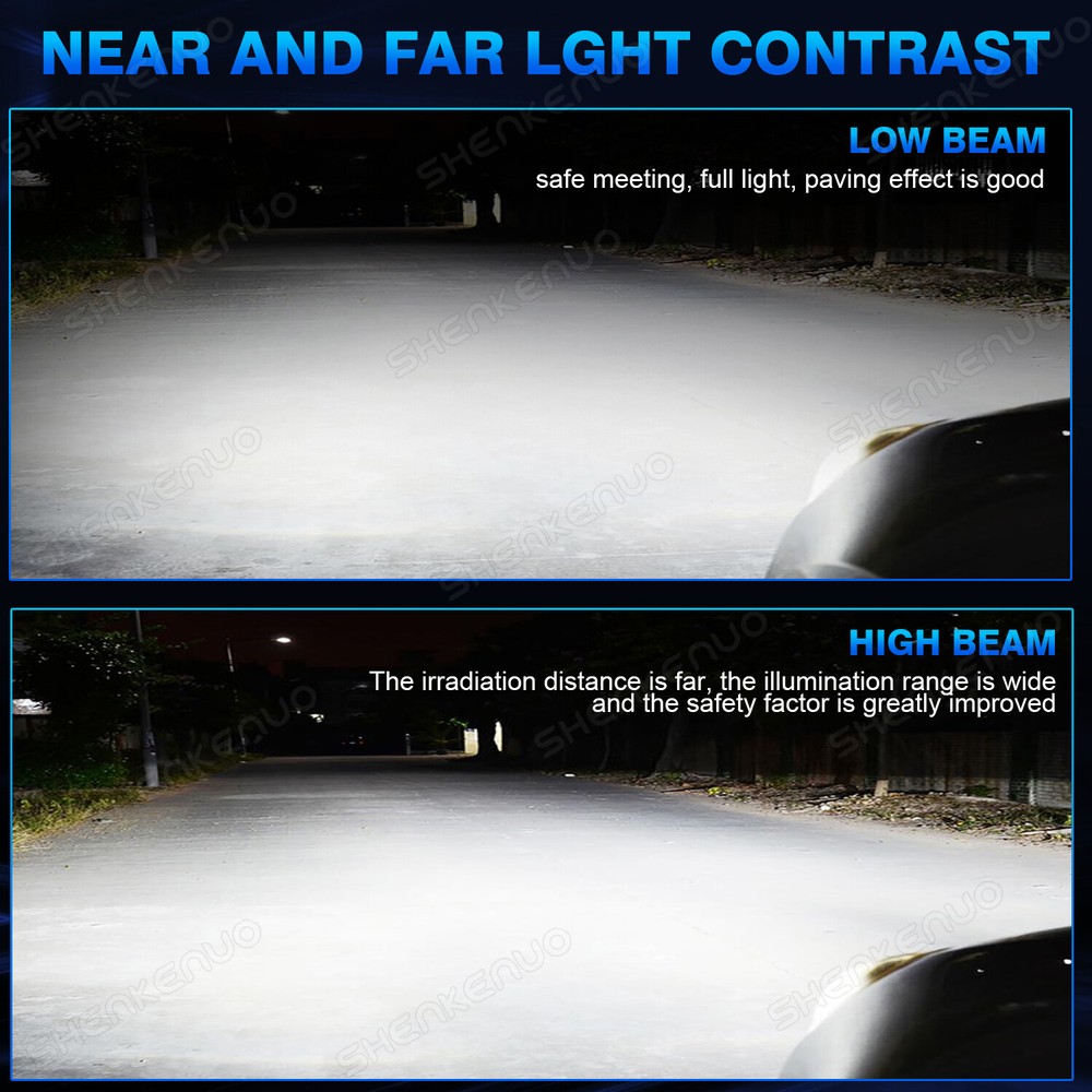 D5S LED Headlight Bulbs High-Low for chevy Silverado 1500 2016-2018 Replace HID