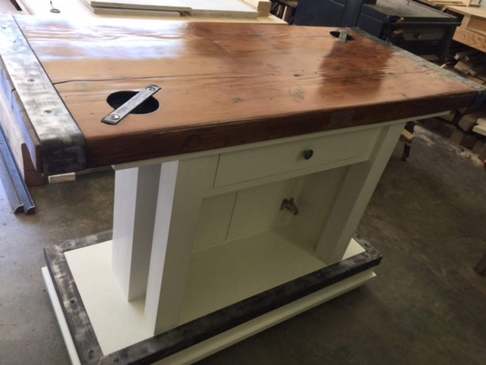 Liberty Ship Hatch Cover Custom Bar w/Storage Under