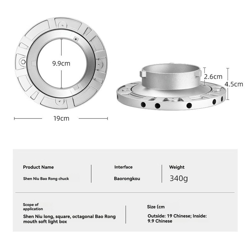 Softbox Speed Adapter Speedring Mount for Studio Flash Photography9900