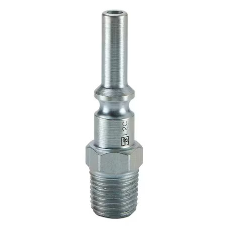 Parker L2c Coupler Plug, Steel, Mnpt, 1/4 In. Pipe
