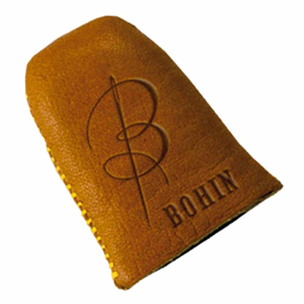 Bohin 98463 Leather Thimble Size Medium sz m, Brown
