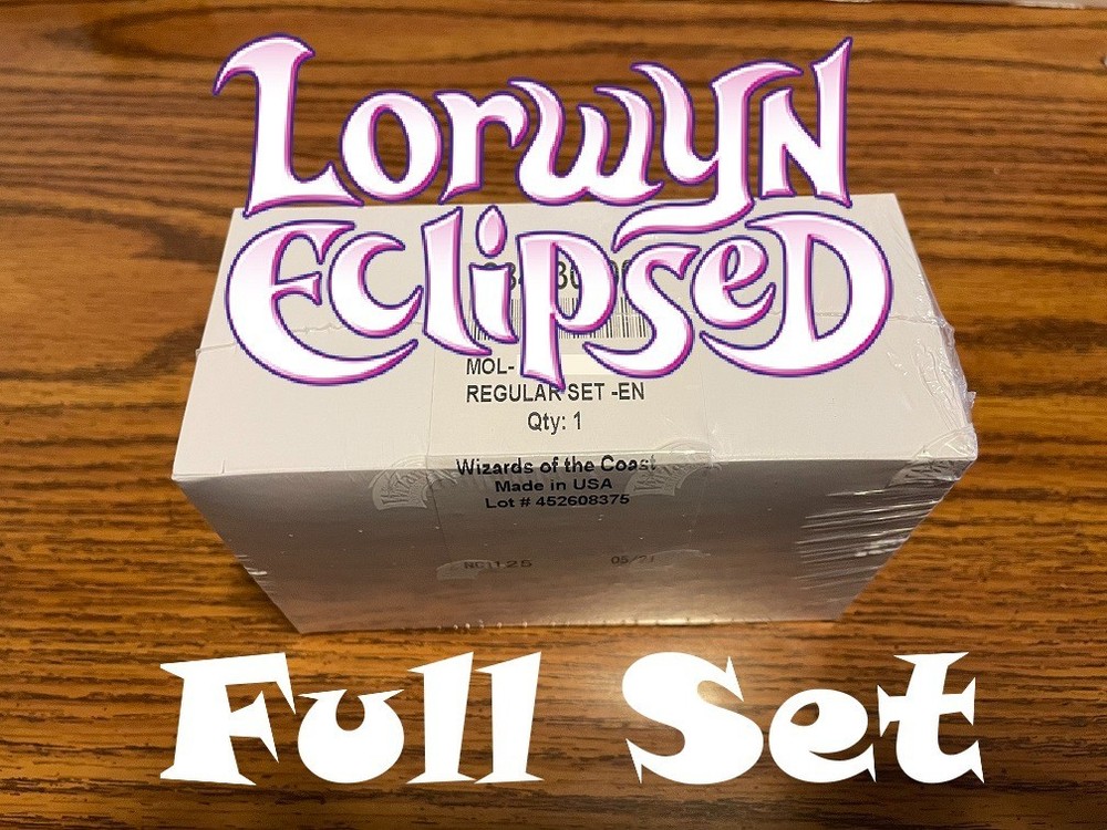 LORWYN ECLIPSED Sealed Complete Full Set MtG Magic Commander