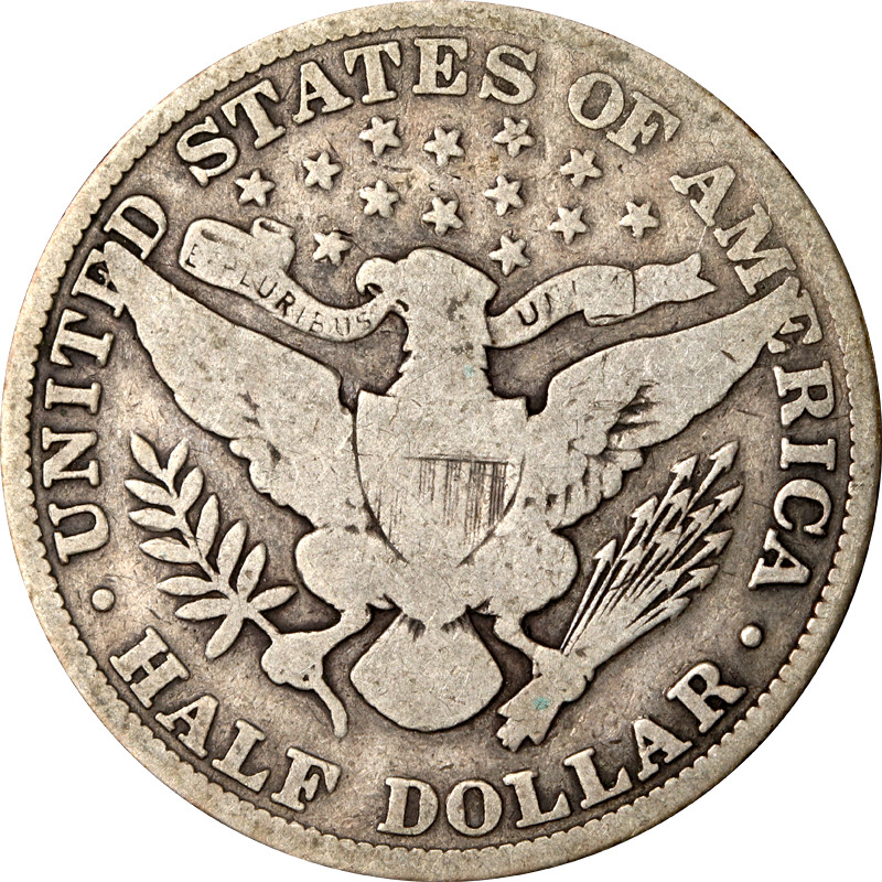 1915-P Barber Half Dollar
