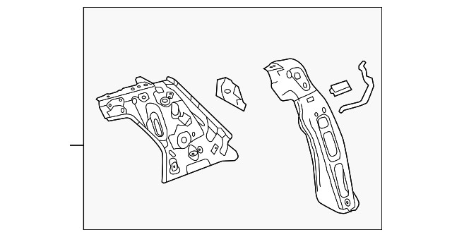 Genuine GM Upper Quarter Panel 95301208