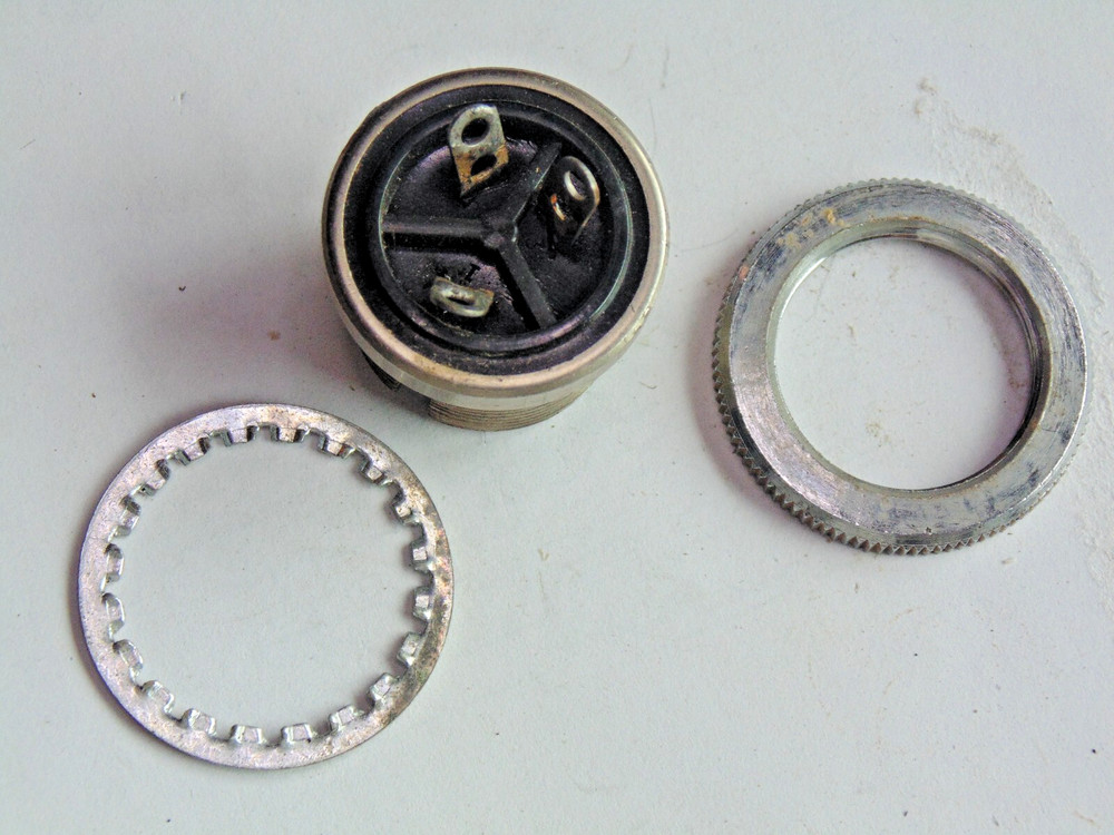 AMPHENOL 91-PC3F 3 PIN MICROPHONE RECEPTACLE JACK CONNECTOR SOCKET CONTACTS