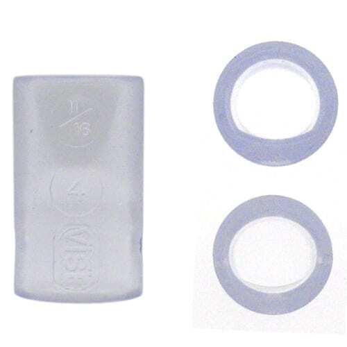 Vise Grip Oval/Power Oval Bowling Finger Inserts | Clear | 10 Pack + Glue