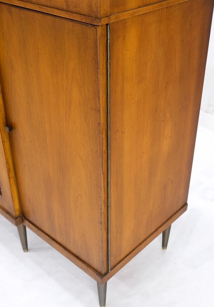 Widdicomb Tambour Doors Compartment Console Server Credenza Cabinet Sideboard