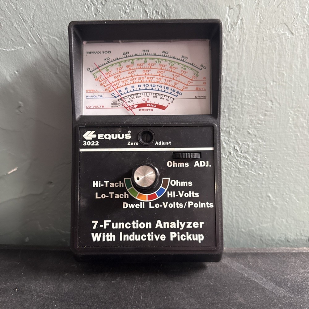 EQUUS  3022 7Function Analyzer With Inductive Pickup.      .With Case .