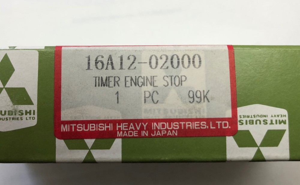 16A12-02000, Mitsubishi Engine Stop Timer