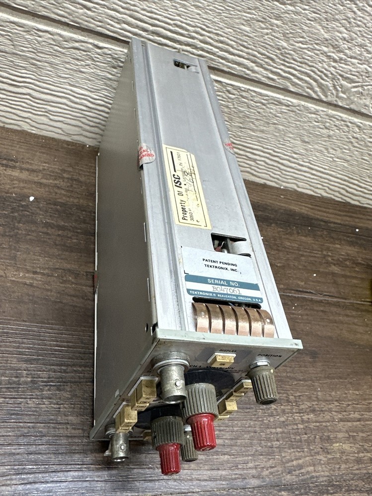 Tektronix 5A48 Dual Trace Amplifier Power Tested On