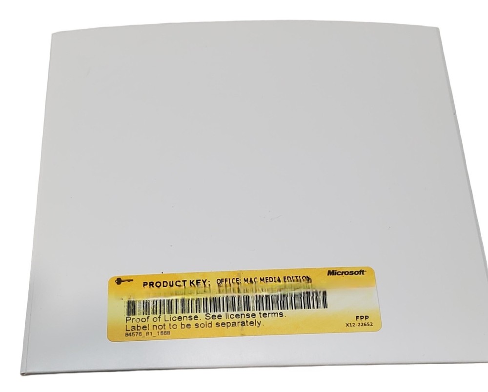 Microsoft Office Mac 2008 with Microsoft Expression Media