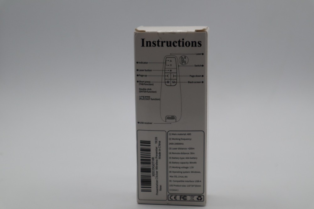 wireless presenter laser pointer