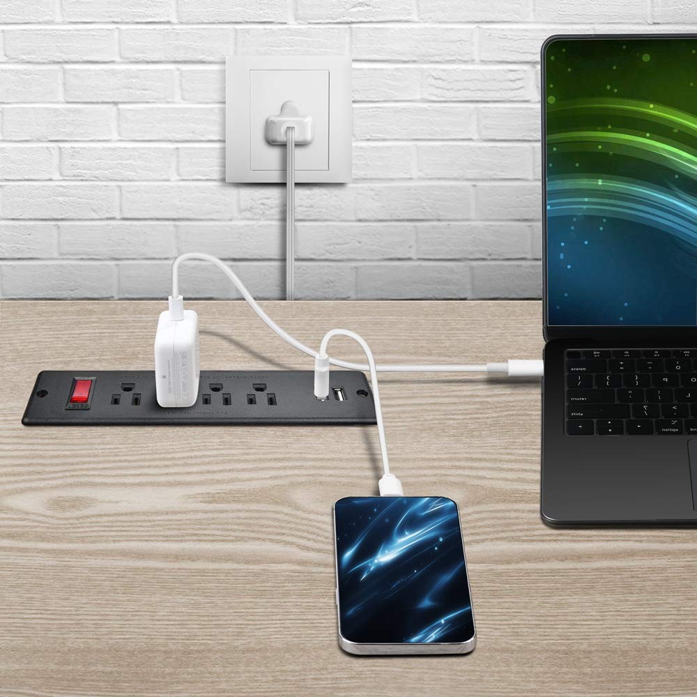 USB Power Strip Recessed Power Socket Mountable Outlet Extender Multiple Prot...