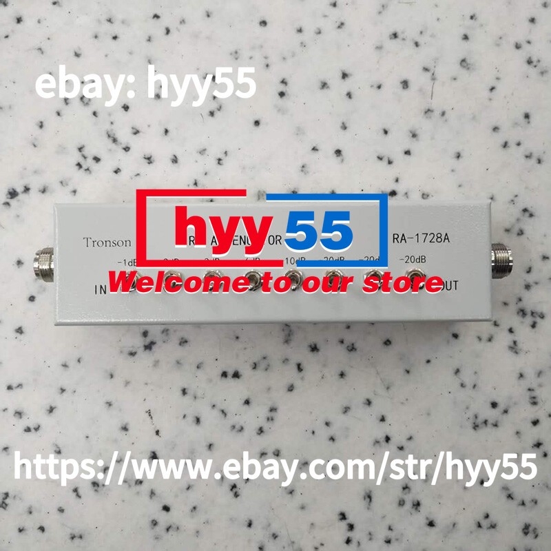NEW 0- 82DB VARIABLE/ STEP ATTENUATOR 50 OHM for Ham Radio Transmitter -/55