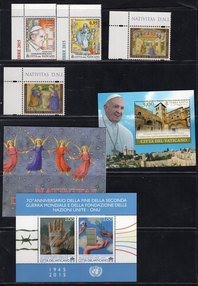 2015 Vaticano annata Cpl MNH