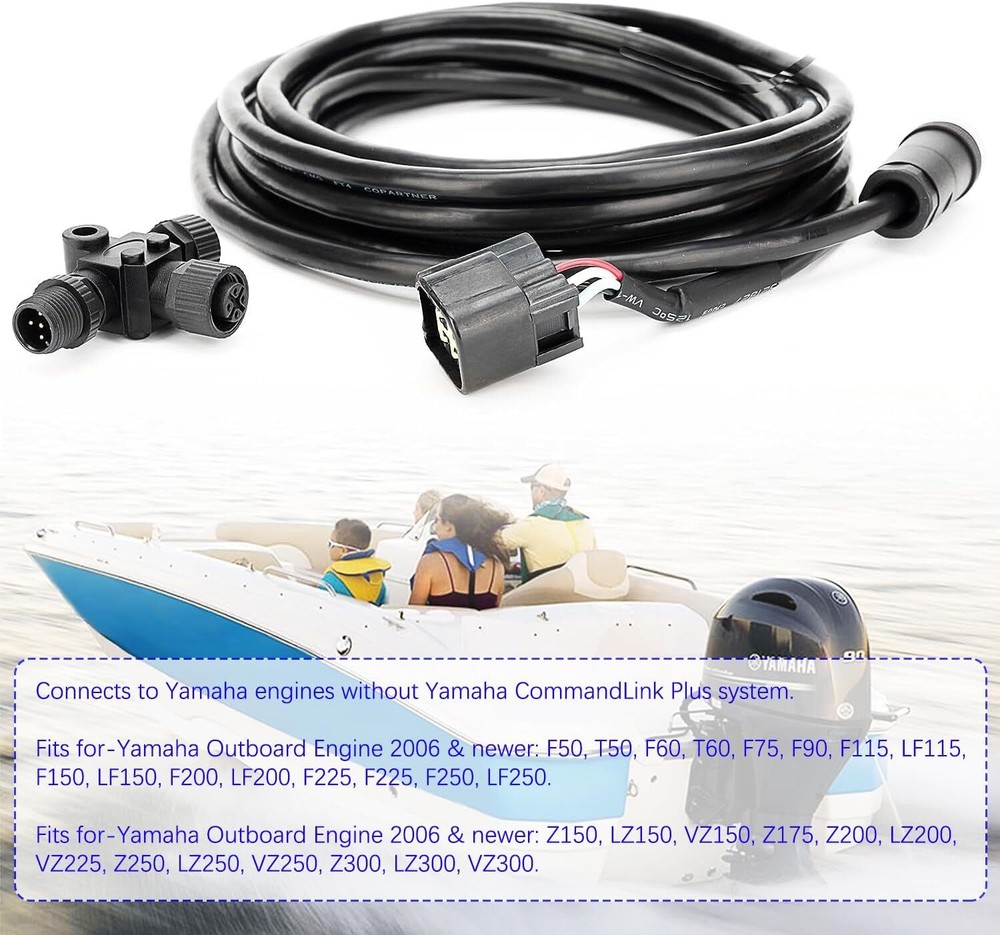 000-0120-37 Engine Interface Cable NMEA 2000 Connection Kit For Yamaha 2006-2023
