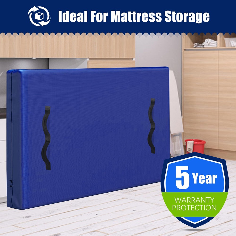 Mattress Bag for Moving and Storage Blue King