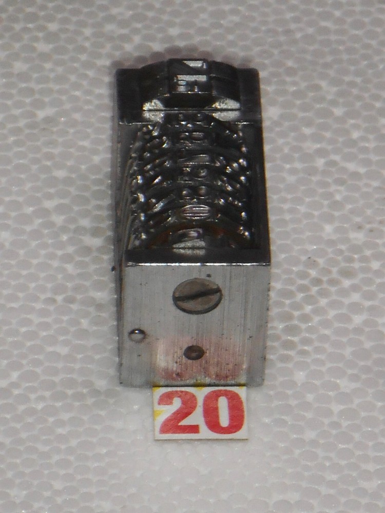COUNT | letterpress numbering machine | 20