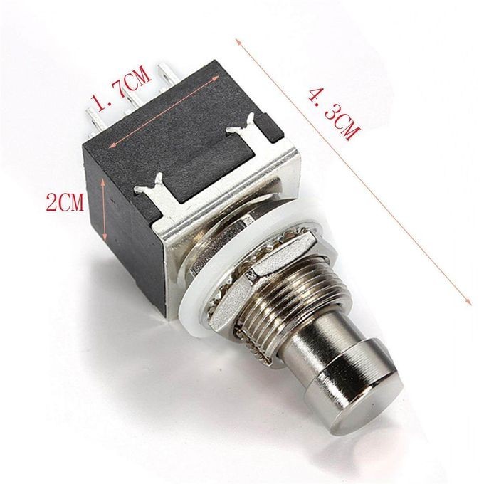 3PDT FOOTSWITCH - TRUE BYPASS - PUSH BUTTON SWITCH PIE FUZZ FACE FOOTSWITCH