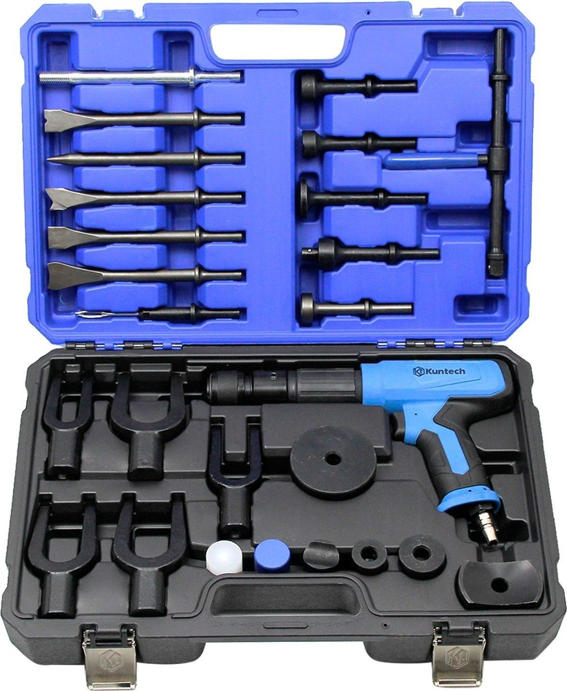 27PCSProfessional Air Hammer W/ Tool Plus Kit SetMulti-functionalPneumaticHammer